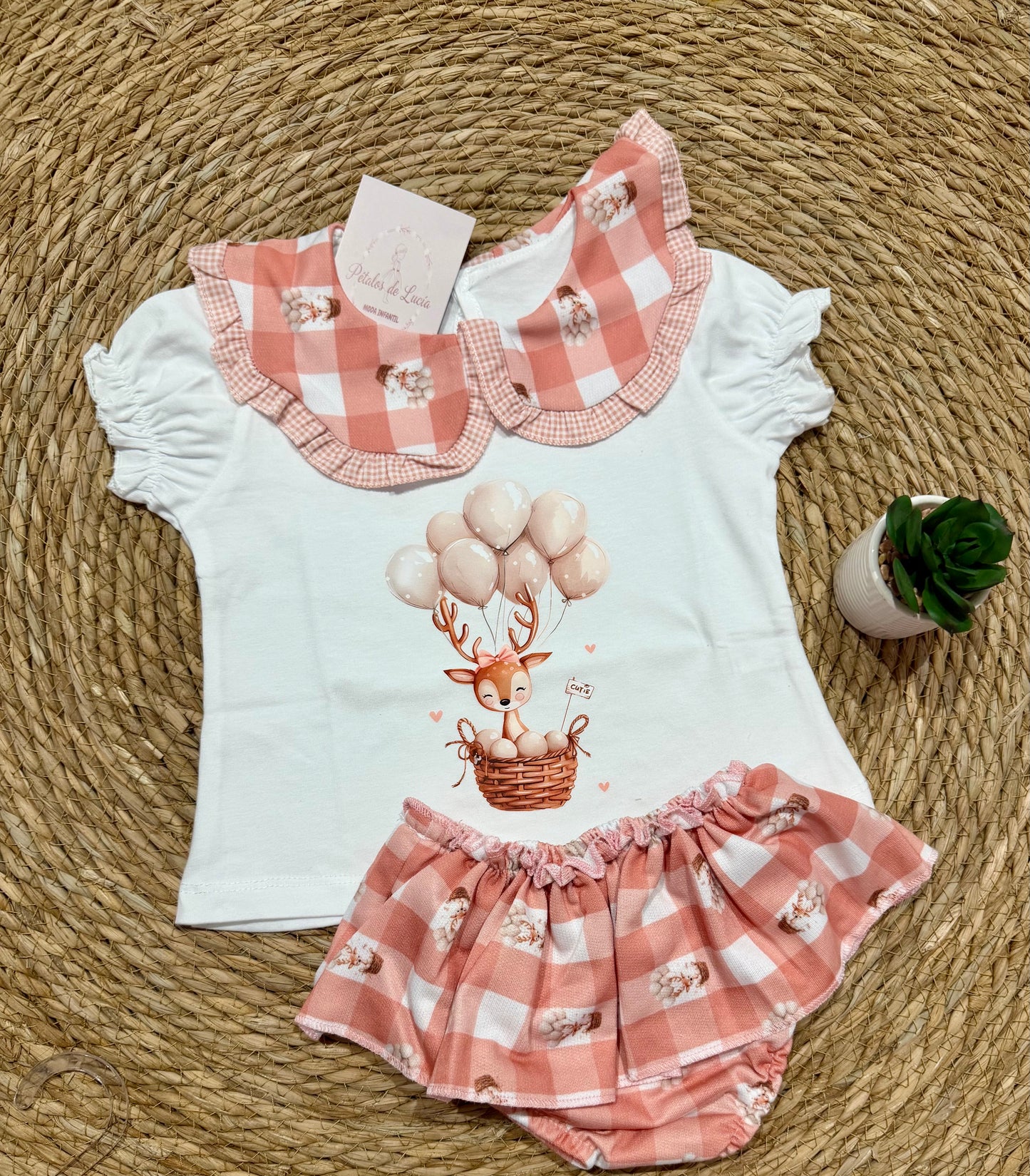 Conjunto Cesta con Globos