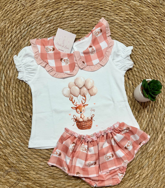 Conjunto Cesta con Globos