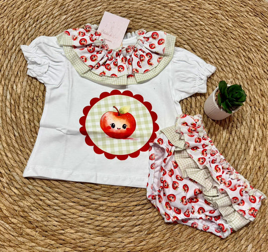 Conjunto Manzana con Braguita de Volantes